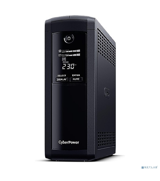 Источник бесперебойного питания CyberPower VP1600ELCD/1600 ВА/960 Вт/USB/RS-232/RJ-11/RJ-45/5 х CEE 7 (евророзетка)
