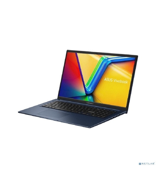 Ноутбук Asus Vivobook 17 X1704VA-AU982 Core 5 120U 16Gb SSD512Gb Intel Graphics 17.3' IPS FHD (1920x1080) без ОС blue WiFi BT Cam (90NB13X2-M00ML0)