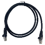 Патч-корд Buro UTP 4 пары cat.5e CCA molded 1м черный RJ-45 (m)-RJ-45 (m), фото2