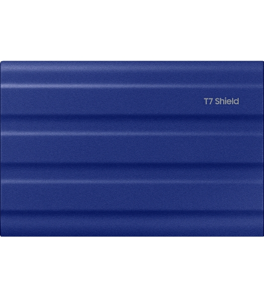 Внешний SSD Samsung T7 Shield, 1TB, USB 3.2 Gen 2 Type-C, R/W 1050/1000, синий
