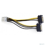 Разветвитель питания Cablexpert CC-PSU-83, 2xSATA->PCI-Express 8pin, для подключения в/к PCI-Е (8pin) к б/п ATX, фото7