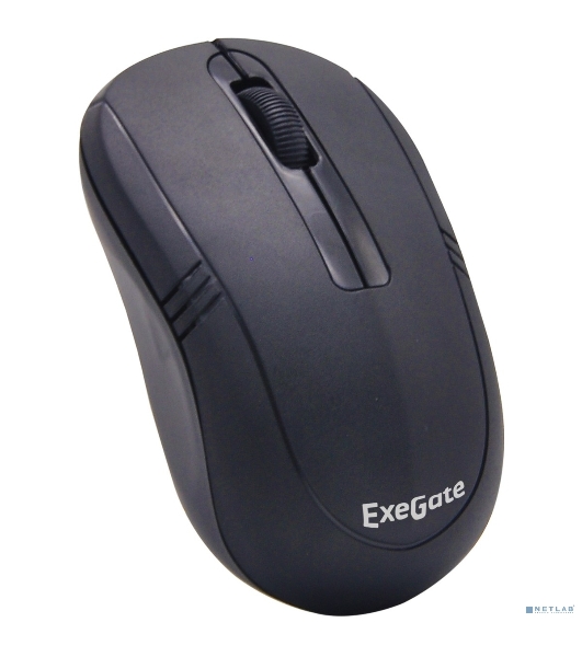 Мышь беспроводная ExeGate Professional Standard SR-9021 черный, 1200 dpi, радиоканал, USB, кнопки - 3