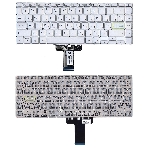 Клавиатура для ноутбука Asus K413JA серебристая с подсветкой, фото3