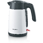 Чайник электрический Bosch TWK7L461, 1.7 л, 2400 Вт., нерж.сталь, покрытая эмалью, белый,шкала уровня воды, фото4