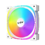 Вентилятор для корпуса PCCooler EF120 ARGb белый, 120 мм, 1500 об/мин, 25.7 дБ, 4 pin, фото 1