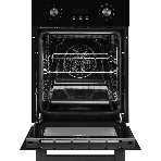 Духовой шкаф электрический Monsher MOE 4592 Noir ширина 45 см, High-Tech, 50 л, гидролизная очистка, 9 режимов, черный, фото4