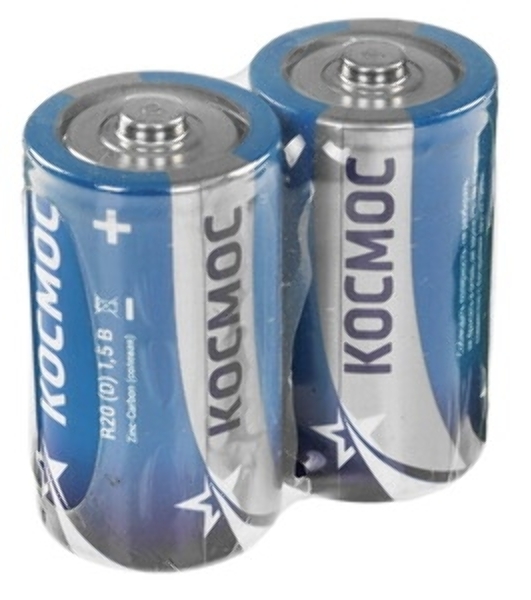 Элемент питания Космос солевой R20 (блист.2шт)