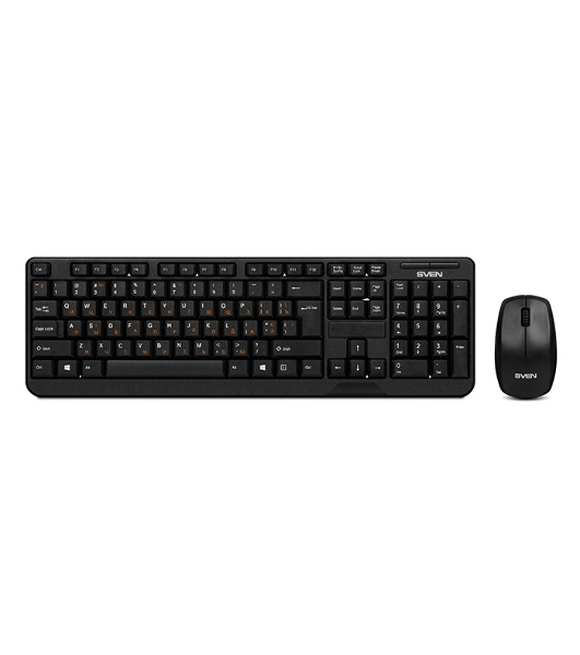Комплект клавиатура + мышь SVEN Comfort 3300 Wireless Беспроводной SV-03103300WB