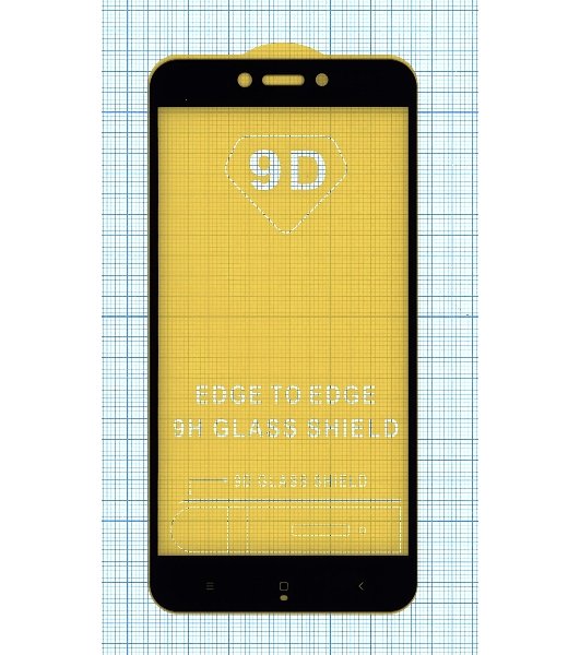 Защитное стекло 'Полное покрытие' для Xiaomi Redmi 5A черный