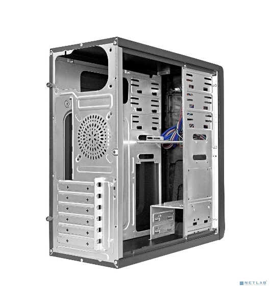 Компьютерный корпус Miditower ExeGate EX283215RUS CP-603UB Black, ATX, (CP350W, 80мм), 2*USB+2*USB 3.0, Audio, замок блокировки кнопки питания
