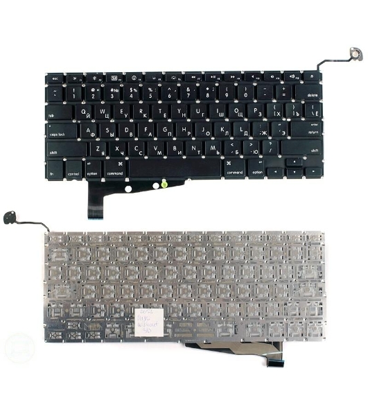 Клавиатура для ноутбука MacBook A1286 без SD плоский ENTER