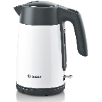 Чайник электрический Bosch TWK7L461, 1.7 л, 2400 Вт., нерж.сталь, покрытая эмалью, белый,шкала уровня воды, фото3