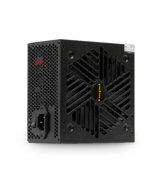 Блок питания HSPD, 850W 80 PLUS Gold (ATX, 2.52, Full modular, 1x24(20+4)pin mesh 550мм, 1xCPU*2 8(4+4)pin 650+150мм, 2xPCIe*2 8(6+2)pin 500+150мм, 2xSATA*3 450+150+150мм, 1xMOLEX4pin*3 450+150+150мм, Active, 120x120мм, 150x140x86мм, APFC, OVP, UVP, SCP, OCP, OTP, OPP, NLO, SIP, black)