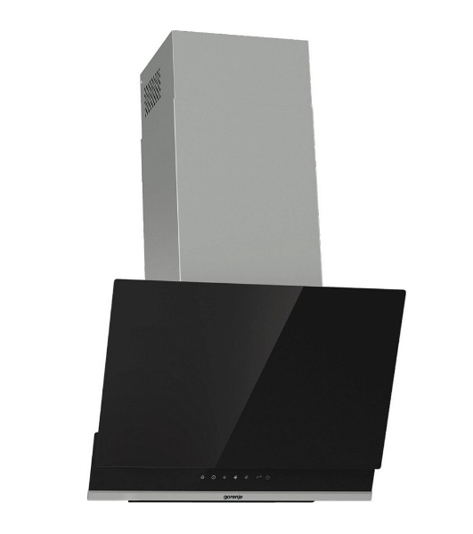 Вытяжка наклонная Gorenje WHI649X21P черный/серебристый, 60 см, 740 куб. м/ч, 67 дБ