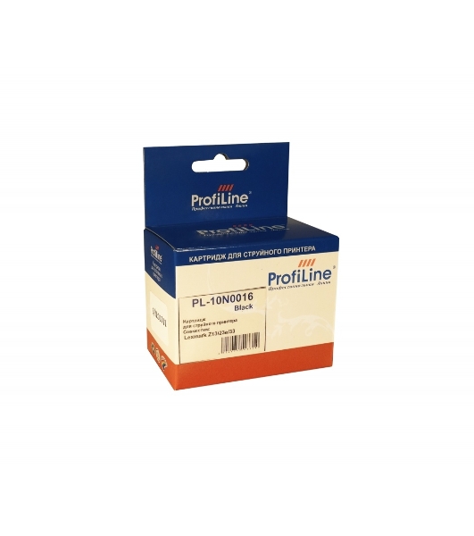 Картридж струйный ProfiLine PL-10N0016 для принтеров Lexmark Z13/23e/33 Black водн