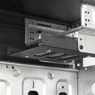 Салазки (переходник) ExeGate EX292546RUS HD-12T3M металлические для установки HDD/SSD 2.5' в отсек 3.5'