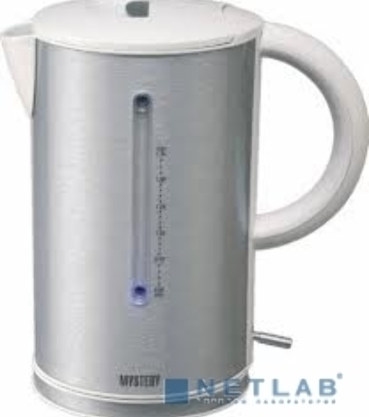 Чайник электрический Mystery MEK-1614 1.7 л, 2200 Вт, серый (корпус: пластик)