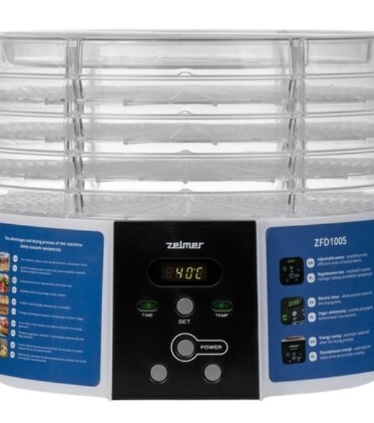 Сушильная машина Zelmer FOOD ZFD1004 черный