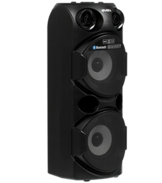 Колонка АС SVEN PS-750, черный (80 Вт, TWS, Bluetooth, FM, USB, microSD, LED-дисплей, 2х4400мА*ч)