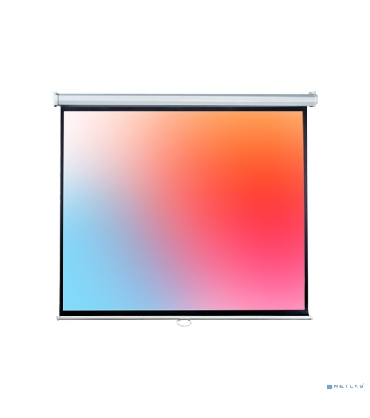 Настенный экран Lumien LEP-100126 Eco Picture 137х192см (рабочая область 104х186 см) (84') Matte White верх.кайма 30 см, восьмигранный корпус, возможность потолочн./настенного крепления, 16:9, цвет корпуса белый (треугольная упаковка)