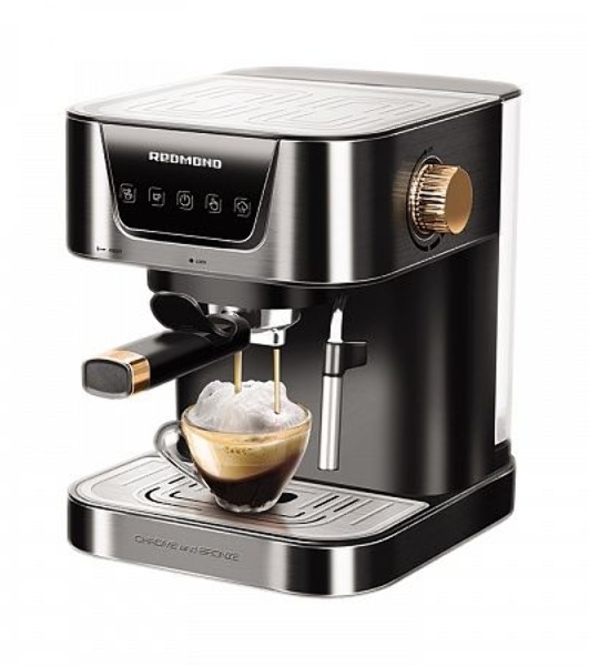 Кофеварка эспрессо Redmond RCM-CBM1514 1050Вт бронзовый