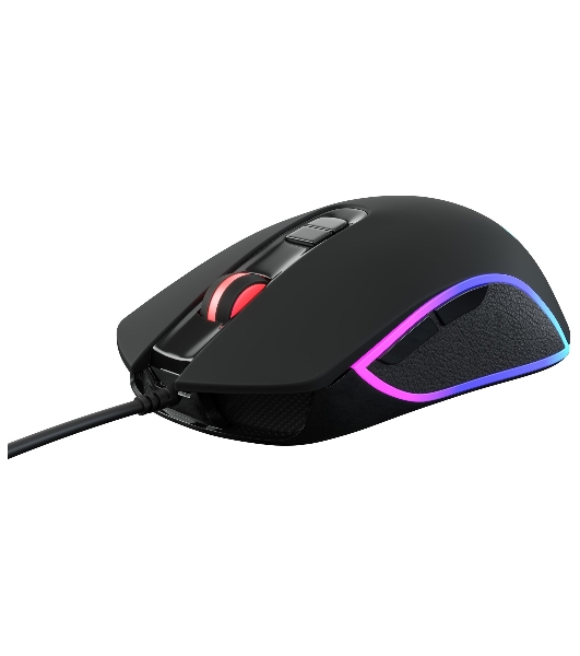 Мышь проводная GMNG 730GM черный, 12000 dpi, USB, кнопки - 7