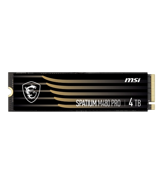 Накопитель SSD MSI SPATIUM M480 PRO, 2Tb, M.2 2280, PCIe 4.0 x4, NVMe, R/W 7400/7000