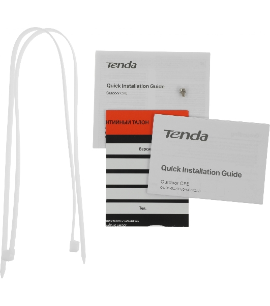 Наружная гигабитная точка доступа Tenda O6, 5 ГГц, до 867 Мбит/с, антенна 1x16dBi, IP65, PoE, LAN 1x1 Гбит/с