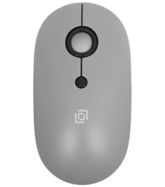 Мышь беспроводная Oklick 408MW графитовый, 1600 dpi, радиоканал, USB, кнопки - 4