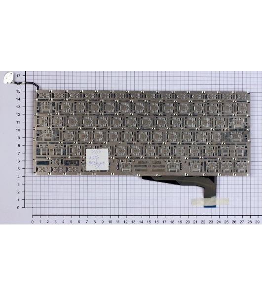 Клавиатура для ноутбука MacBook A1286 без SD плоский ENTER