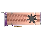 Плата расширения QNAP QM2-2P-244A Dual M.2 22110/2280 SATA SSD expansion card (PCIe Gen2 x2), Low-profile bracket pre-loaded, Low-profile flat and Full-height are bundled (shorter version to support TVS-x82/TS-x77 PCIe slot 2 & slot 3), фото5