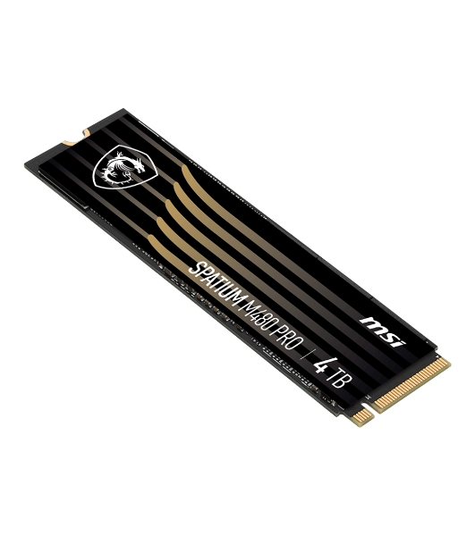 Накопитель SSD MSI SPATIUM M480 PRO, 2Tb, M.2 2280, PCIe 4.0 x4, NVMe, R/W 7400/7000