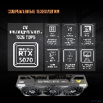 Видеокарта ASUS TUF-RTX 5070-O12G-GAMINGRTX 5070,HDMIx2,DPx3,12G,D7; 90YV0LZ0-M0NA00, фото16