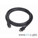 Кабель Cablexpert HDMI CC-HDMI4-10, 19M/19M, v2.0, медь, позол.разъемы, экран, 3м, черный, пакет, фото2