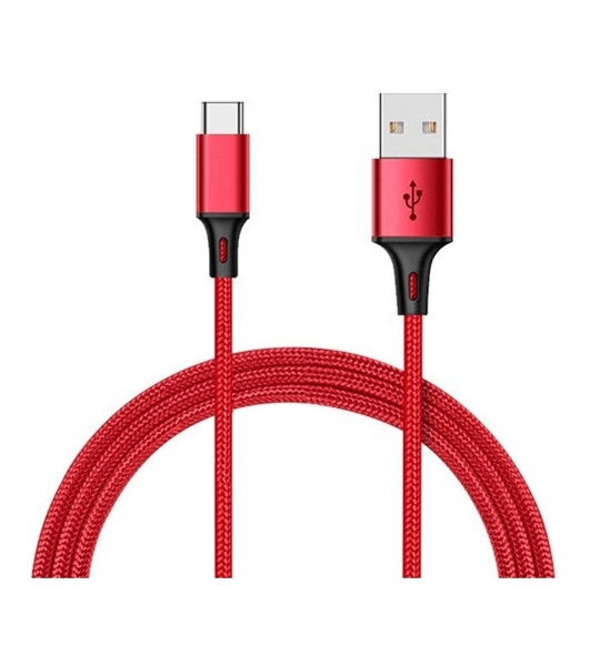 Кабель USB Xiaomi Mi Braided USB Type-C Cable SJX10ZM 100 см красный