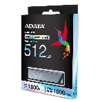 Флешка USB ADATA UE800 (AELI-UE800-512G-CSG), 512Gb, Type-C USB 3.2, R/W 1000/1000, серебристый, фото3