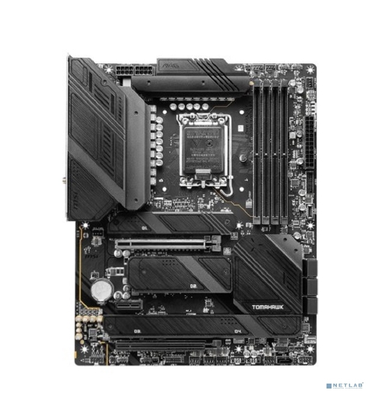 Материнская плата MSI MAG Z790 TOMAHAWK WIFI, LGA 1700, Intel Z790, 4xDDR5, 7xSATA, 4xM.2, 1xPCIe 4.0 x4, 1xPCIe 5.0 x16, 1xHDMI, 1xDP, 1x2.5Gb LAN, 4xUSB-A 3.2 Gen 1, 4xUSB-A 3.2 Gen 2, 1xUSB-C 3.2 Gen 2, 1xUSB-C 3.2 Gen 2x2, 5x3.5 мм, 7.1, Standard-ATX