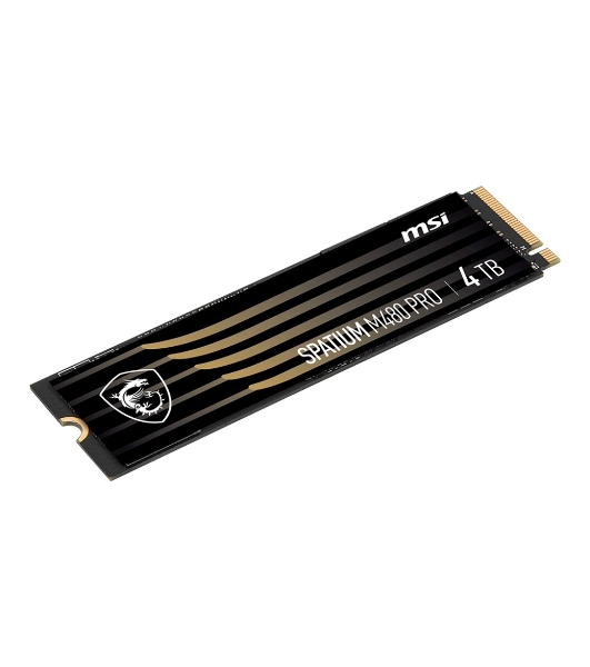 Накопитель SSD MSI SPATIUM M480 PRO, 2Tb, M.2 2280, PCIe 4.0 x4, NVMe, R/W 7400/7000