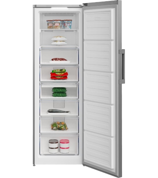 Морозильная камера Beko B3RFNK312G, серый, 275 л, 6 ящиков