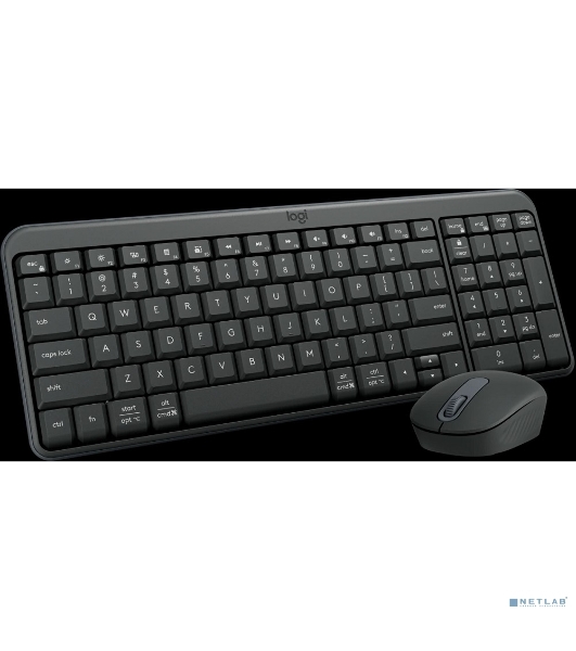 Комплект клавиатура+мышь Logitech Wireless Combo MK250 Compact беспроводной, Bluetooth, 1000 DPI, чёрный