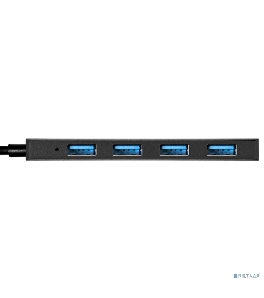 USB-концентратор 4-в-1 ExeGate DUB-4CP/3 (кабель-адаптер USB Type C --> 4xUSB3.0, Plug&Play, черный)