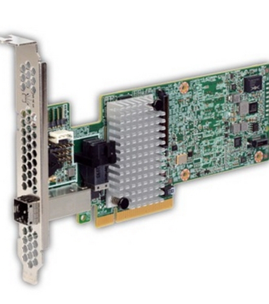 Контроллер LSI MegaRAID SAS9380-4i4e SGL (LSI00439) SAS 12G, (PCI-E 3.0 x8, LP), RAID 0,1,10,5,6, 8port (1*intSFF8643 + 1*extSFF8644),1GB onboard, К