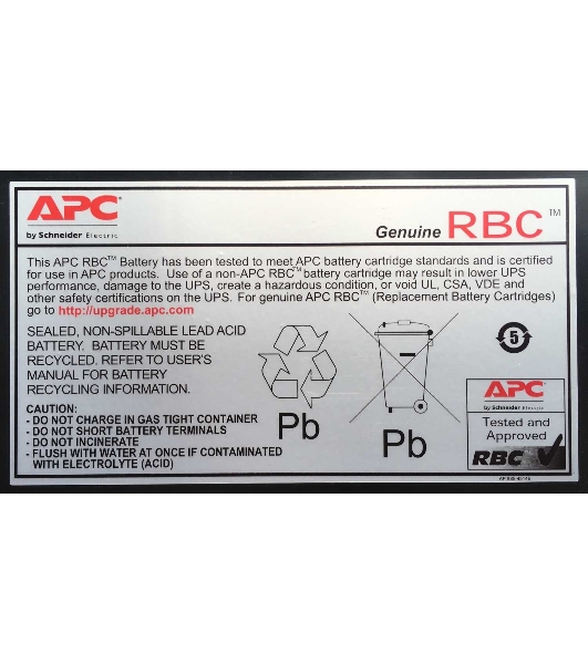 Батарея для ИБП APC RBC6 для BP1000I, SUVS1000I, SU1000INET, SU1000RMINET