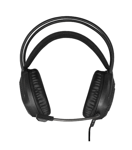Гарнитура Exegate Cosmos HS-704GL чёрный, проводная, USB, виртуальный звук 7.1, подсветка