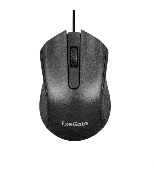 Мышь проводная ExeGate Professional Standard SH-8012L черный, 1000 dpi, USB, кнопки - 3