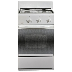 Плита газовая Flama CG 3202 W/B белый, конфорок 2 шт, духовка 30 л, 50 см x 85 см x 38 см, фото5