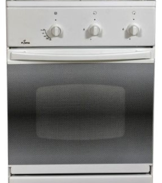 Плита газовая Flama CG 3202 W/B белый, конфорок 2 шт, духовка 30 л, 50 см x 85 см x 38 см