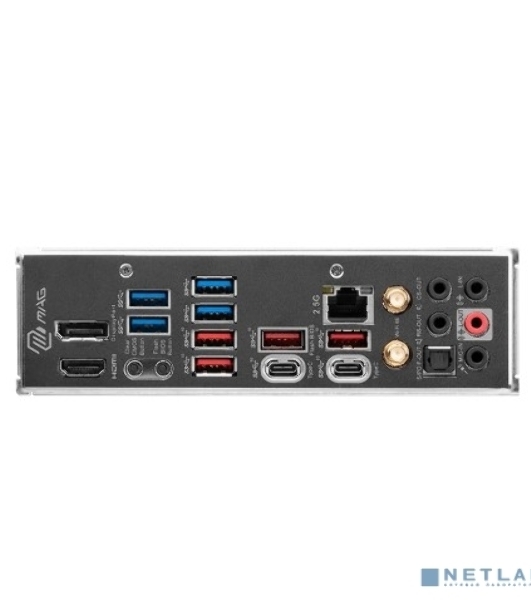 Материнская плата MSI MAG Z790 TOMAHAWK WIFI, LGA 1700, Intel Z790, 4xDDR5, 7xSATA, 4xM.2, 1xPCIe 4.0 x4, 1xPCIe 5.0 x16, 1xHDMI, 1xDP, 1x2.5Gb LAN, 4xUSB-A 3.2 Gen 1, 4xUSB-A 3.2 Gen 2, 1xUSB-C 3.2 Gen 2, 1xUSB-C 3.2 Gen 2x2, 5x3.5 мм, 7.1, Standard-ATX