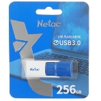 Флешка USB Netac U182 (NT03U182N-256G-32RE), 256Gb, USB 3.0, R/W 70/30, черный/красный, фото3