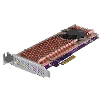 Плата расширения QNAP QM2-2P-244A Dual M.2 22110/2280 SATA SSD expansion card (PCIe Gen2 x2), Low-profile bracket pre-loaded, Low-profile flat and Full-height are bundled (shorter version to support TVS-x82/TS-x77 PCIe slot 2 & slot 3), фото2